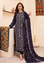 Embroidered Peach Leather 3PC – Zimal