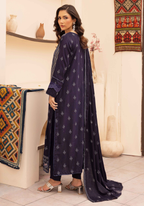 Embroidered Peach Leather 3PC – Zimal