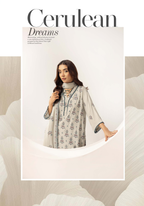 Embroidered Peach Leather 3PC – Roshna