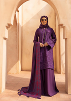 Embroidered Slub 3PC – Mehrun