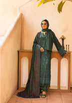 Embroidered Slub 3PC – Zarqa