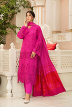 Embroidered Swiss Wool 3PC – Nargis
