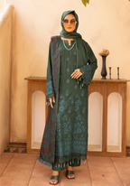Embroidered Slub 3PC – Zarqa