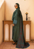 Embroidered Slub 3PC – Zarqa