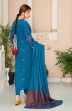 Embroidered Swiss Wool 3PC – Zarmin