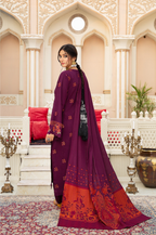 Embroidered Swiss Wool 3PC – Mahveen