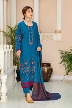 Embroidered Swiss Wool 3PC – Zarmin