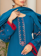 Embroidered Swiss Wool 3PC – Zarmin