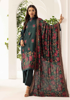 Embroidered Peach Leather 3PC – Anum