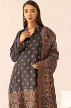 Embroidered Peach Leather 3PC – Aleena