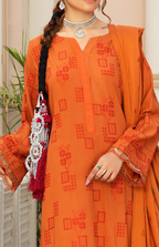 Embroidered Swiss Wool 3PC – Shehnaz