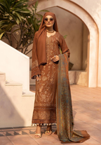 Embroidered Slub 3PC – Saneen
