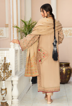 Embroidered Swiss Wool 3PC - Hina