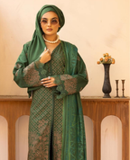 Embroidered Slub 3PC – Yusra