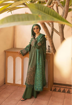 Embroidered Slub 3PC – Yusra