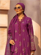 Embroidered Slub 3PC – Anaya