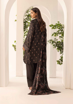 Embroidered Peach Leather 3PC – Nimra