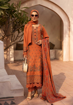 Embroidered Slub 3PC – Feroza